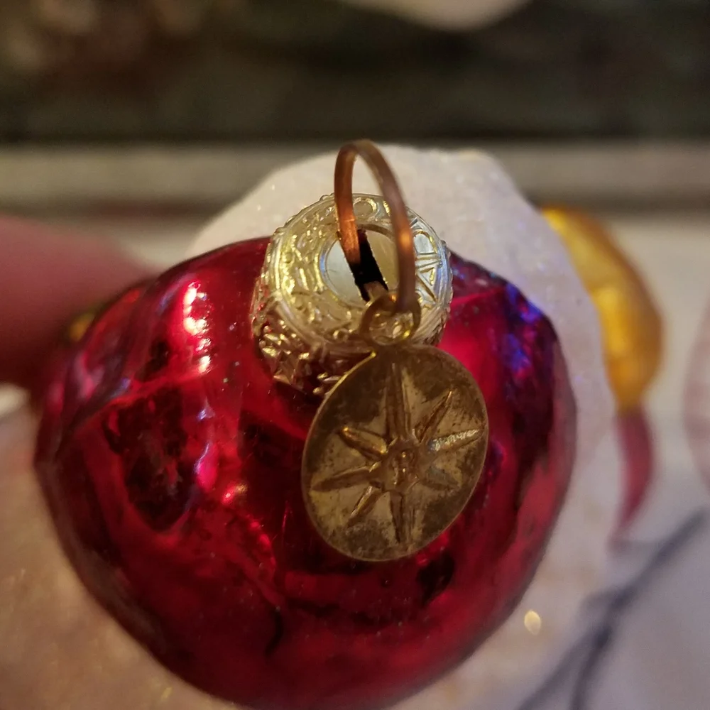 Christopher Radko Santa Claus with Christmas Baby Ornament